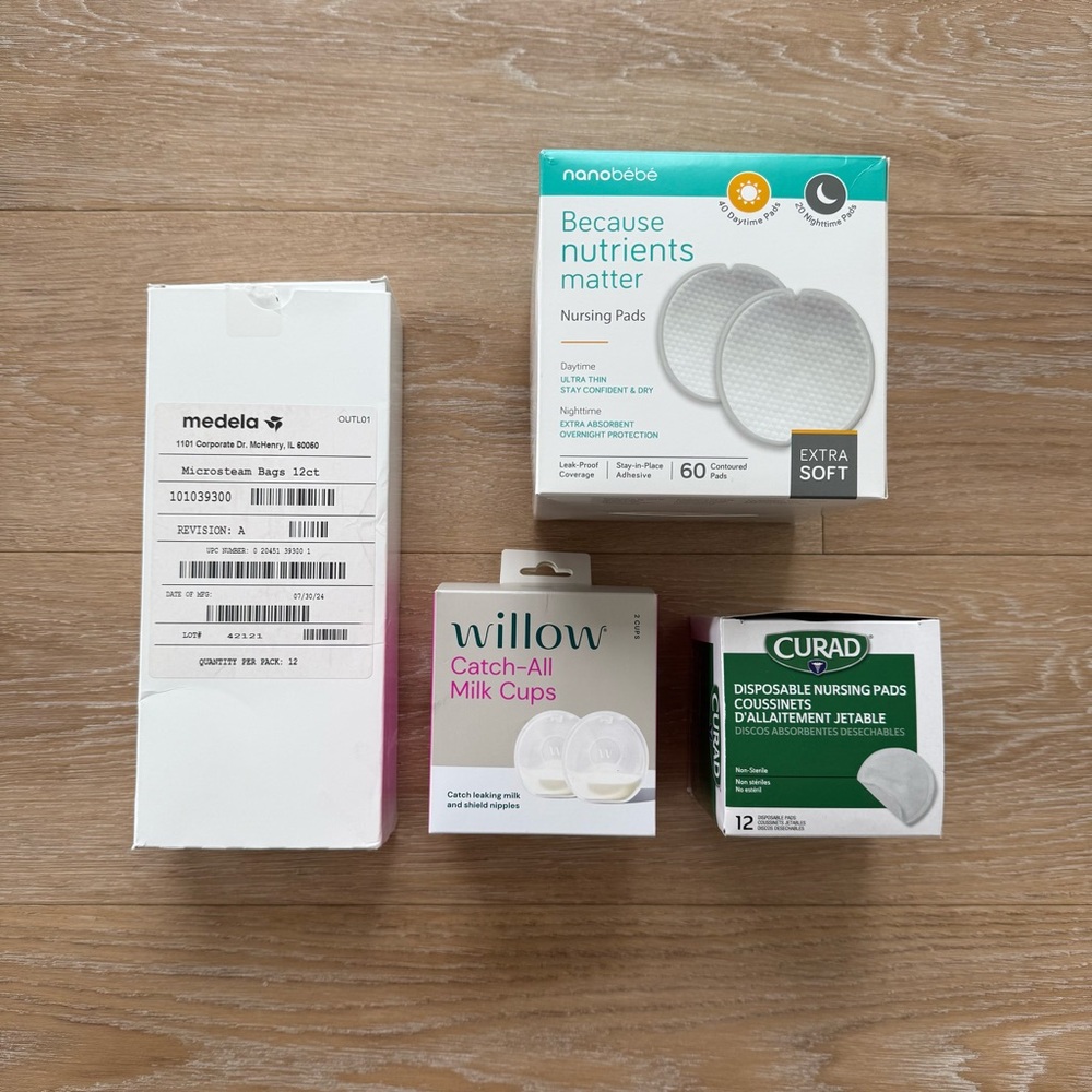 Breastfeeding supplies bundle